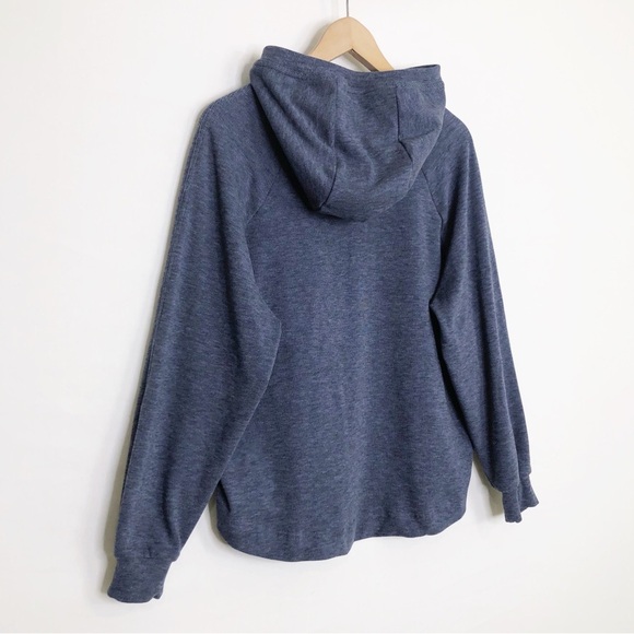 Badgley Mischka Blue drawstring, hooded sweatshirt - Picture 7 of 9